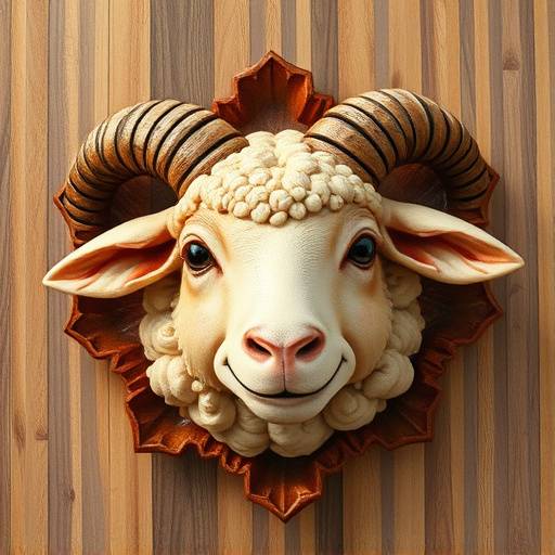 A plate of smiley, a sheep's head, cooked and ready to eat.