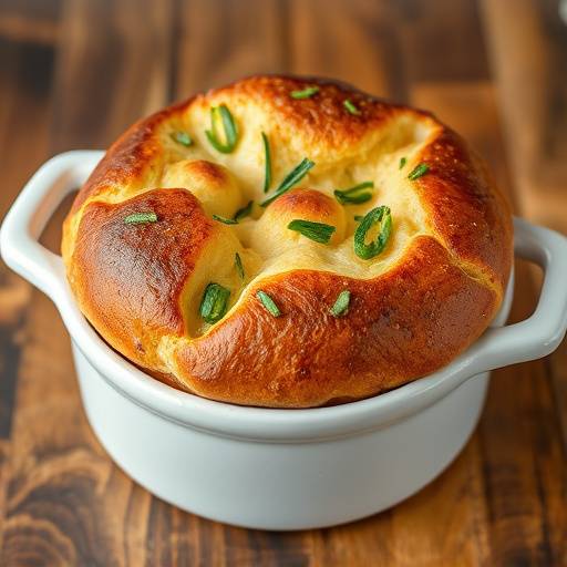 Biltong Pot Bread, a savory bread infused with biltong flavour