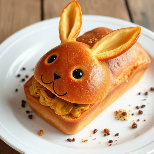 Bunny Chow, a hollowed-out loaf of bread filled with curry